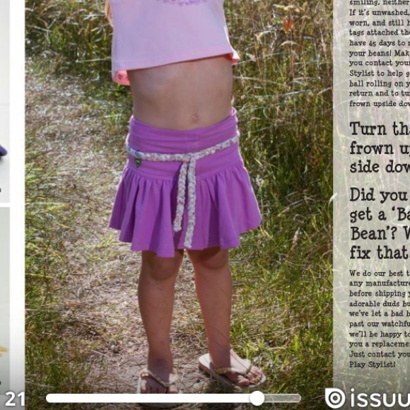 Peekaboo beans skirt - Picture 4 of 4